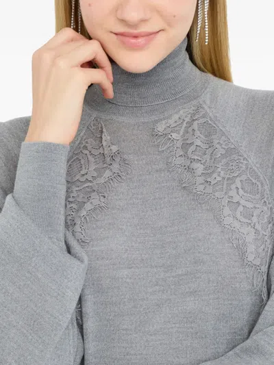 Liu •jo Sweater Liu Jo Woman Color Grey In Gray