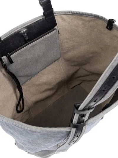 Golden Goose Soft Textured Grey Shoulder Bag With Versatile Carrying Options In Gray