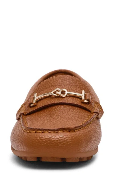 Anne Klein Women's Hanna Slip On Driving Moc Loafers In Brown