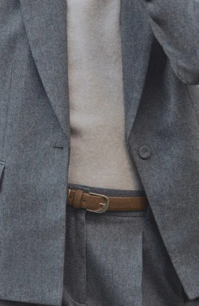 Mango Suit Jacket In Gray