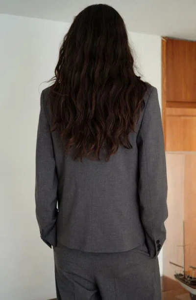 Mango Suit Blazer In Black