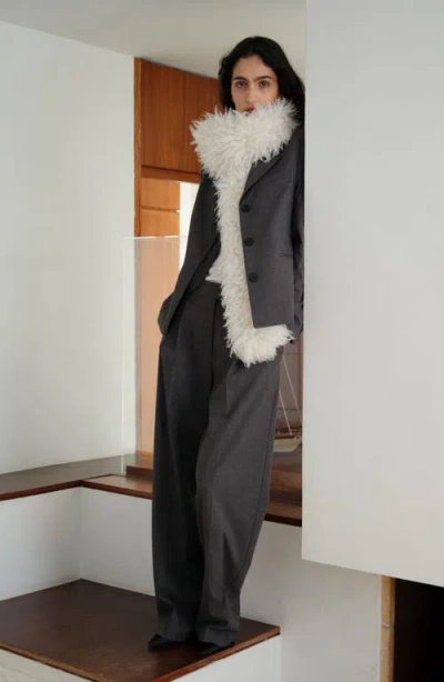 Mango Suit Blazer In Black