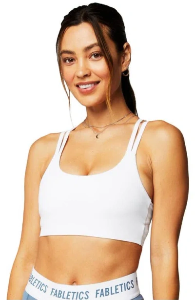 Fabletics Principal Low Impact Bra In White