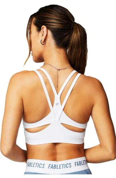 Fabletics Principal Low Impact Bra In White
