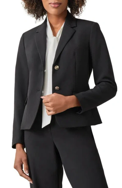 Kasper Two-button Blazer In Black