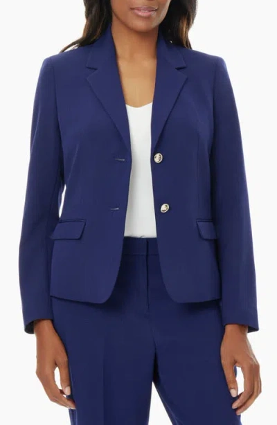 Kasper Two-button Blazer In Blue