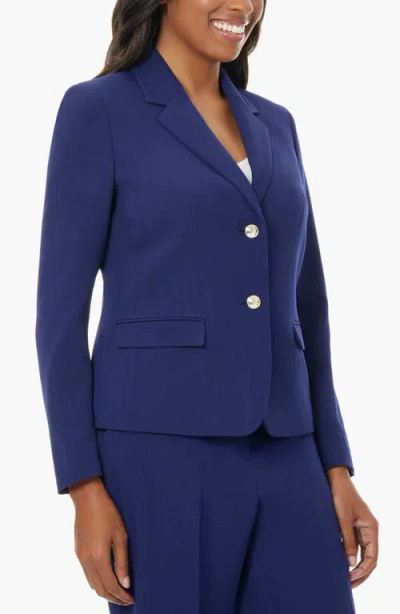 Kasper Two-button Blazer In Blue
