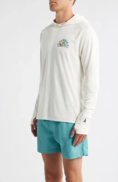 Chubbies The Seal Of Approval Performance Hoodie In White