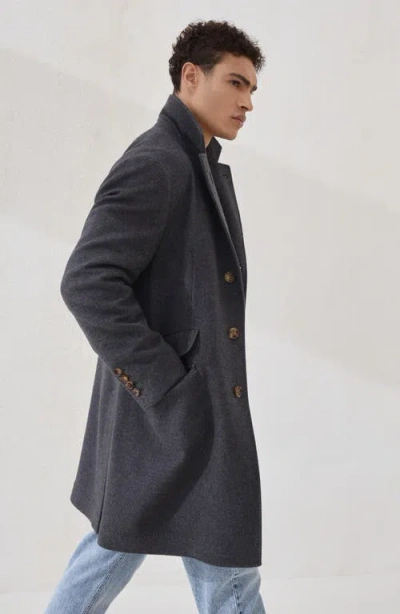 Brunello Cucinelli Water-resistant Coat In Blue