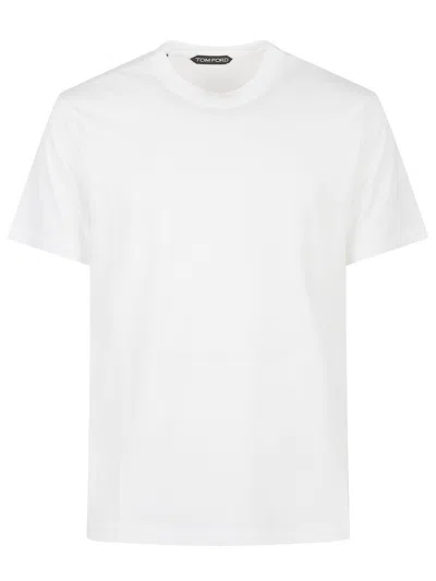 Tom Ford White Crew Neck Short Sleeve T-shirt