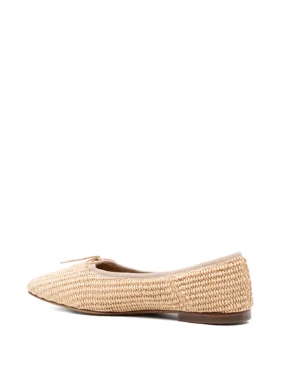 Mansur Gavriel Woman Ballet Flats Beige Size 8 Textile Fibers In Neutral