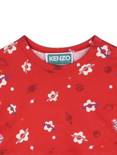 花卉印花荷叶边连衣裙