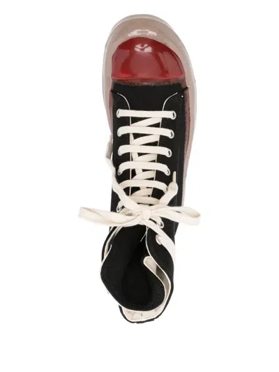 Rick Owens Drkshdw High-top Lace-up Sneakers In Black