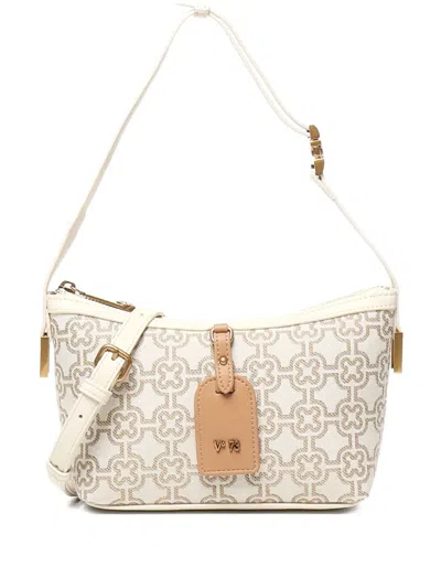 HARRIET 经典LOGO图案拉链单肩包