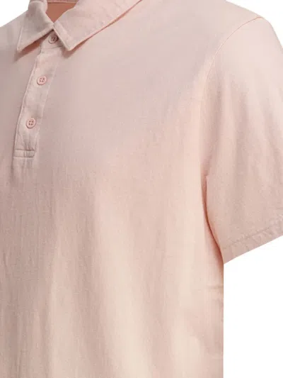 Vince Cotton Polo Shirt In Neutral
