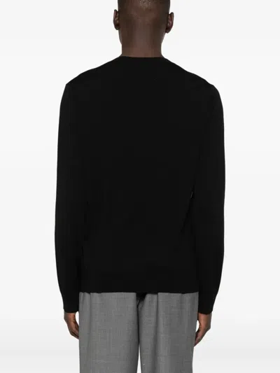 Paul Smith Jersey With Striped Detail In Black