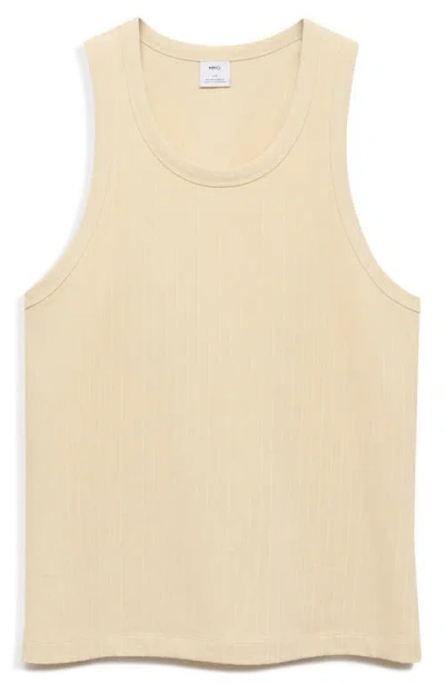 Mango Stripe Strap Tank In Neutral