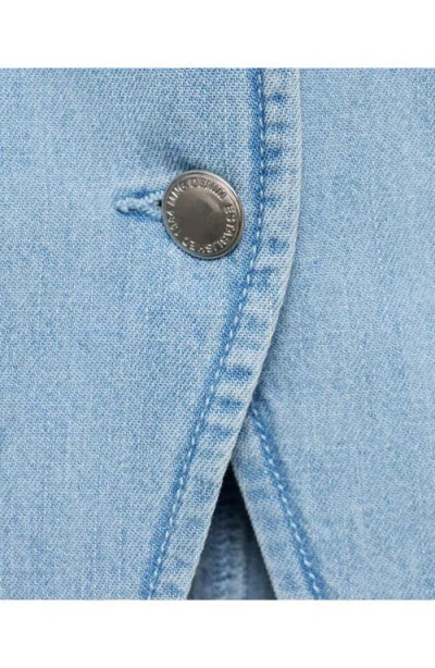 Mango Women's Buttoned Denim Gilet In Blue