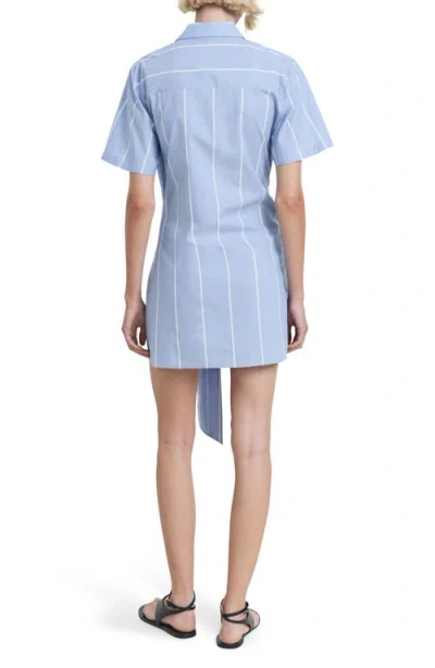 Mango Women's Striped Knot Shirt Dress In Blue