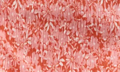 Mango V Neck Mini Tea Dress In Pink