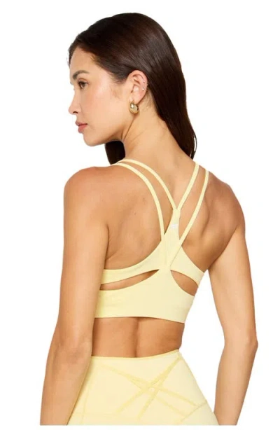 Fabletics Principal Low Impact Bra In Yellow