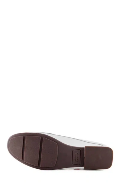 Marc Joseph New York Barbara St Leather Buckle Mule In White