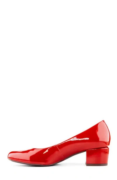 Marc Joseph New York Broad St 2.0 Patent Leather Pump In Red