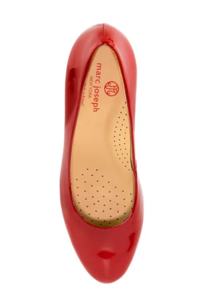 Marc Joseph New York Broad St 2.0 Patent Leather Pump In Red
