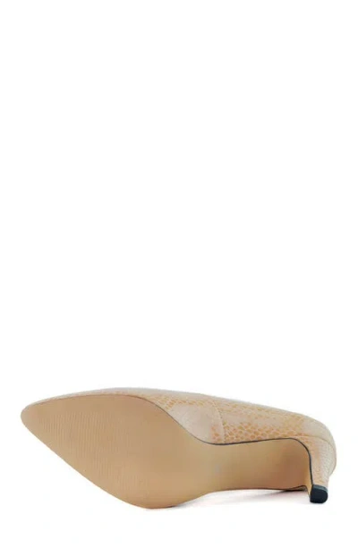 Marc Joseph New York Cortland St Leather Pump In Neutral