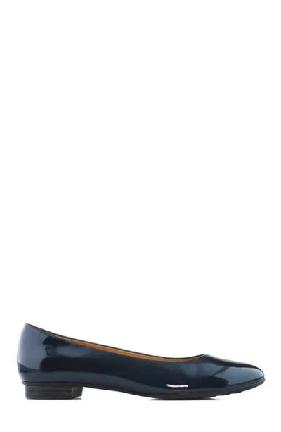 Marc Joseph New York Ferris Leather Ballet Flat In Blue