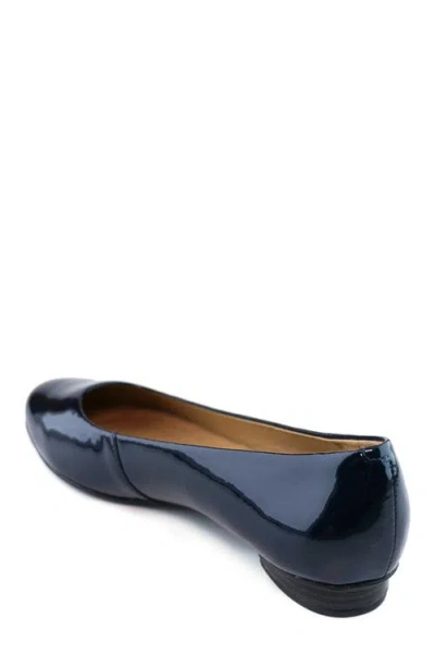 Marc Joseph New York Ferris Leather Ballet Flat In Blue