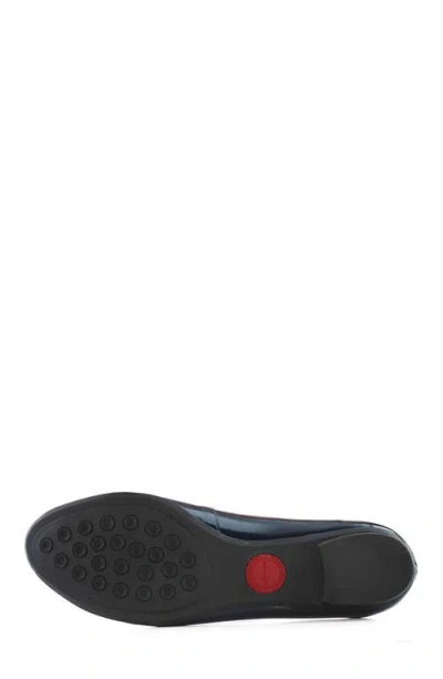 Marc Joseph New York Ferris Leather Ballet Flat In Blue