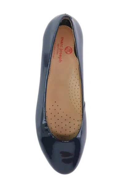 Marc Joseph New York Ferris Leather Ballet Flat In Blue