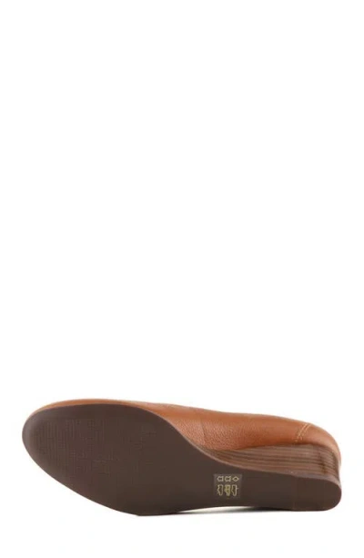 Marc Joseph New York Prospect Leather Wedge Pump In Brown