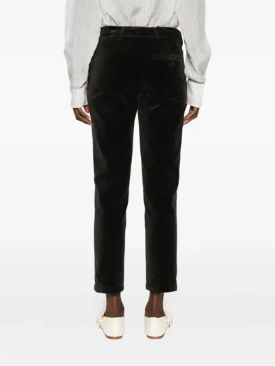 Aspesi Mod.0107 Velvet Pocket Trousers In Black