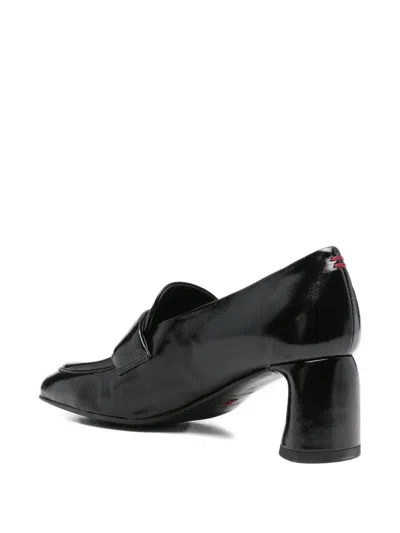 Halmanera 55mm Leather-upper Block-heel Loafers In Black