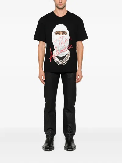 Ih Nom Uh Nit Graphic Printed Crewneck T-shirt In Black