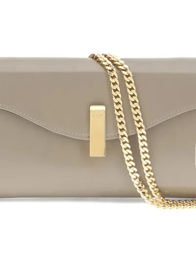 Giuseppe Zanotti Women Flutie Clutch Bag In Neutral