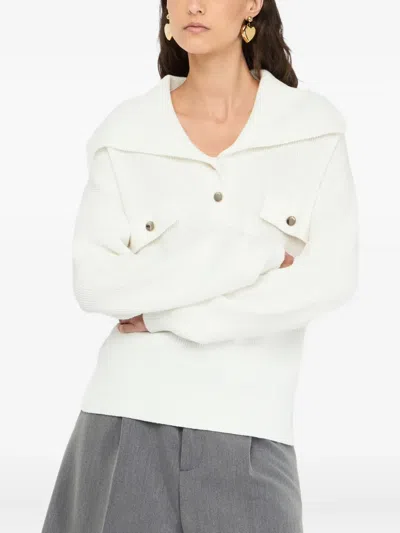 Liu •jo Jumper With Maxi-neck In Multi