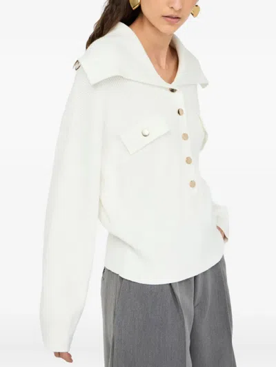 Liu •jo Jumper With Maxi-neck In Multi