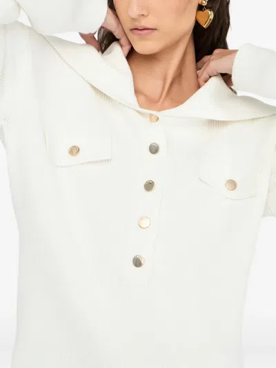 Liu •jo Jumper With Maxi-neck In Multi