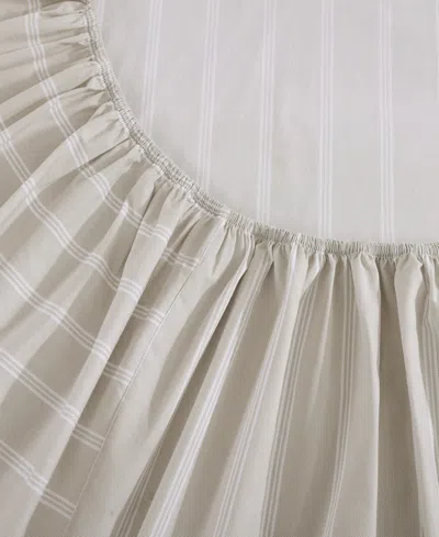 Tommy Hilfiger Printed 200-thread Count Cotton Percale 4-pc. Sheet Set, Full In Neutral