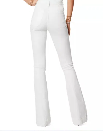 Ramy Brook Helena Sailor-button Straight Leg Jeans In White