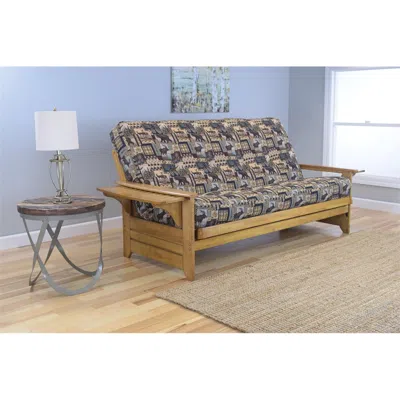 Kodiak Phoenix Frame-butternut Finish-peter's Cabin Mattress In Multi