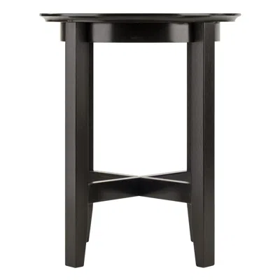 Winsome Wood Toby End Table In Espresso Finish