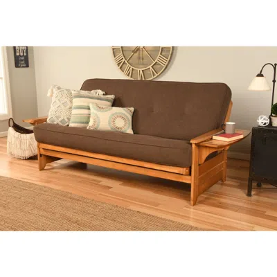 Kodiak Phoenix Frame-butternut Finish-linen Cocoa Mattress