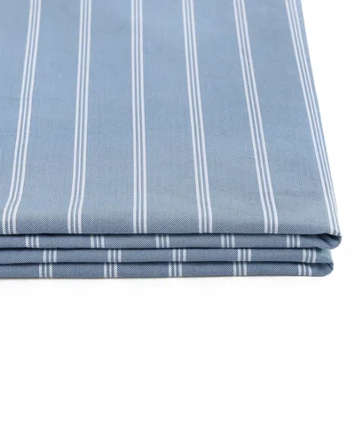 Tommy Hilfiger Printed 200-thread Count Cotton Percale 4-pc. Sheet Set, Full In Blue