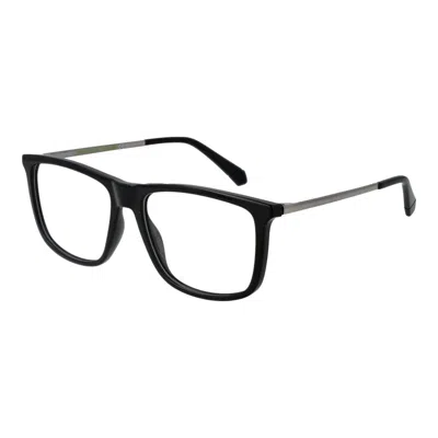Polaroid Black Men Optical Frames In Blue