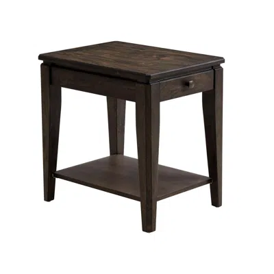 Intercon 18" X 24" Chairside Table In Brushed Mango