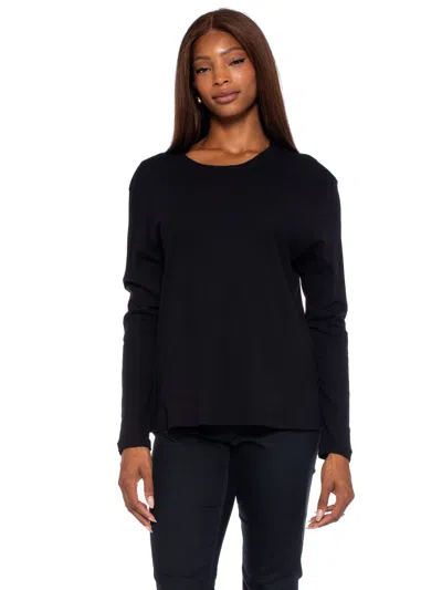 Wilt Crew L/s Easy Tee In Black